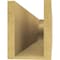 Ekena Millwork 6in. W x 8in. H x 36in. L Carmel Woodgrain TimberThane Rafter Tail, Primed Tan RFTUR06X08X36CARRCPR - alternate 3